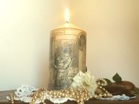 A Crafty Mix Decorating Candles